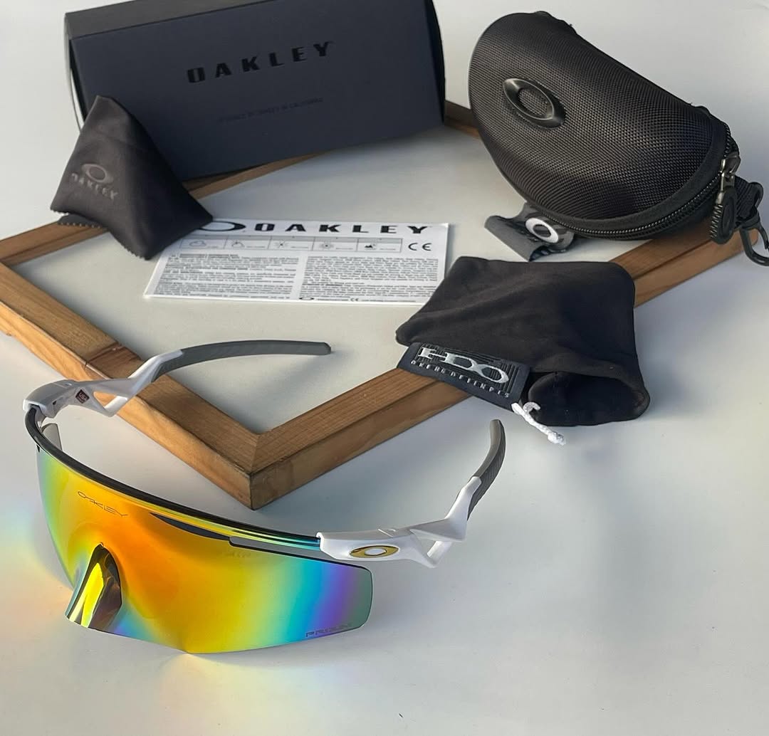 Oakley QNTM KATO Sport Sunglasses white orange