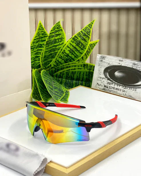 ENCODER SPORT SUNGLASSES BLACK RED MIRROR