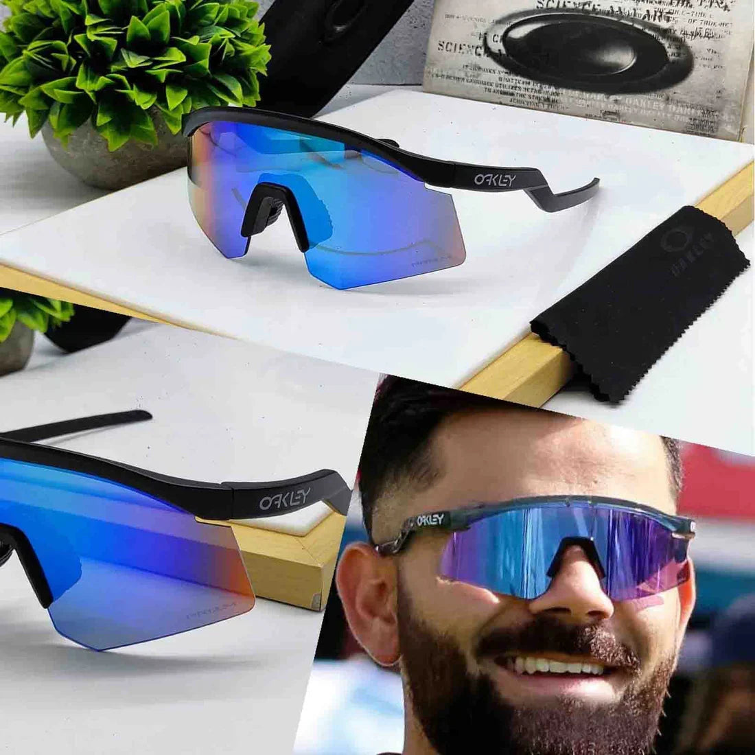 Oakley Hydra sport Sunglasses (Blue & Black)