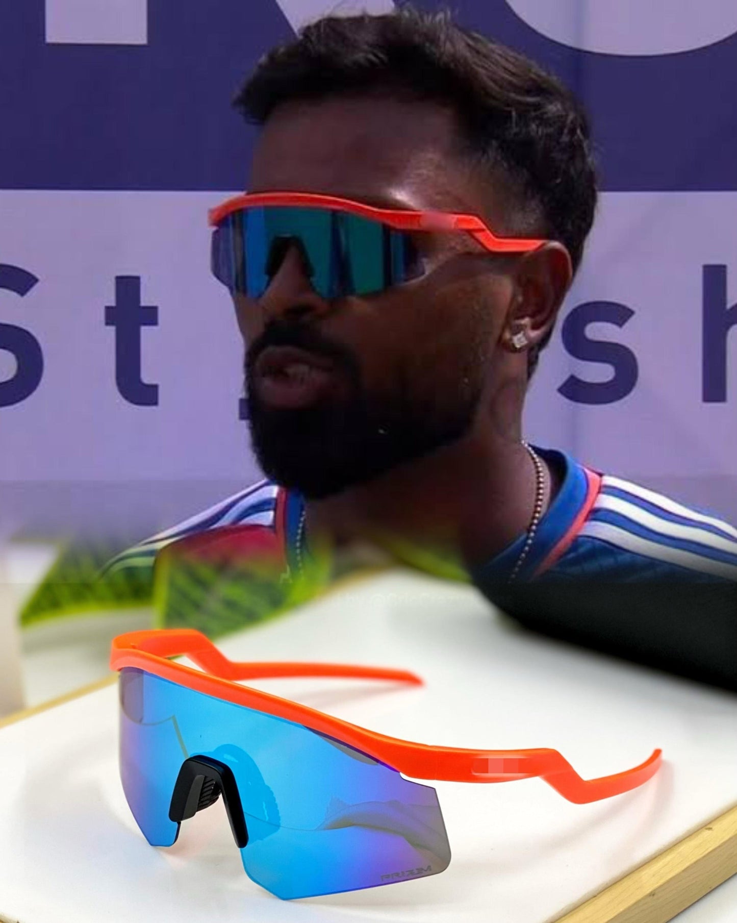 Hydra Sports Sunglasses Orange Blue